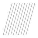 3mm x 200mm 304 Stainless Steel Round Rod, Metal Solid Shaft Rods Lathe Bar Stock for DIY Crafts Model Car Helicopter Airplane 10pcs