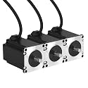 3Pack Nema 23 Stepper Motor 57x82mm 2.2Nm (311.55oz·in) 4.0A 0.6Ω