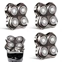 3Pack Professional Replacement Head for Shaver Gold Pro, Silver Pro, Diamond Pro Series…Self-Sharpening Blades with Hypoallergenic Foil
