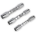 3Packs Reusable Hydraulic Hose Field Repair Kit, 1/4" 3/8" 1/2" Inner Diameter Hydraulic Hose Repair Fitting, 4000 psi Pressure Rating Compatible with R2, R16, R17, R19 2-wire hydraulic hoses,