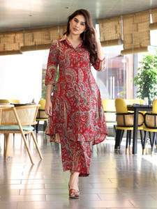 3panch Women Kurta Palazzo Set