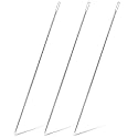 salbsever 3PCS Long Large Eye Needles for Hand Sewing 10 Inch Professional Upholstery Large Eye Long Needle Easy to Thread Hand Sewing Needles for Home Crafts Projects Doll Making Tufting, silver