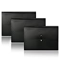 3Pcs 13 Pockets Accordian File Organizer Expanding File Folders with Tabs