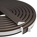 Kneelisa 3Pcs×196” Wedge-Shape Foam Window Weather Stripping Door Seal