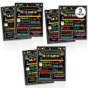 3PCS 1st Day of School Sign Board, Back to School Chalkboard for Kids