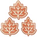 3Pcs Bird Bath Copper Purification Disk 99.99% Pure Copper Water Cleaning Discs 0.6mm Physical Clean Water for All-Season Universal Natural Fit for Outdoor Birdbaths Bowls Garden Fountain(Maple Leaf)