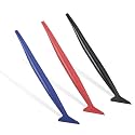 GLSOWEE 3PCS Car Micro Squeegee Curves Slot Tint Tool Set, Vinyl Wrap Tool
