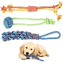 3Pcs Dog Rope Toys for Puppy, Dog Chew Toy for Medium&amp;Small Dog