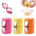 3Pcs Egg Shell Opener, Egg Cracker Tool With Egg Separator (Multicolor)