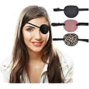 3PCS Eye Patch Medical Adjustable Eye Patches for Adults Treat Lazy Eye Left Right Eyes Cosplay Costume