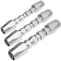 3PCS Reusable Hydraulic Hose Field Repair Kit, 1/2'' 3/8'' 1/4'' for Hydraulic Hose Crimper Fittings Size #08#06#04