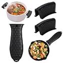Fapiwen Silicone Cast Iron Handle Covers, 3 Pcs