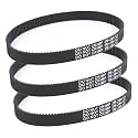 3pcs x Transfer Belts Replacement for Pulse Charger Electric Scooter Revolution City Skull HTD 384-3M-12 Belt