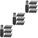 Healeved 3sets Travel Electric Shaver Brush Razor Cleaning Brush Lightweight Non-slip Handle 100pcs*3