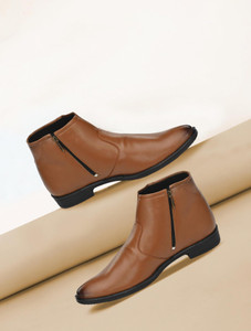 3six5 premium quality  comfortable partywear boots for men