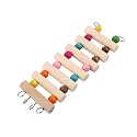 Pet Hanging Ladder, Wooden Bendable Climbing Bridge 3 Sizes
