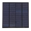 3W 12V DIY Solar Battery Panel, Portable Outdoor Travel Solar Charger, High Efficiency Polysilicon Solar Panel 145x145mm, Compact Design for Small Household Lighting Systems and So