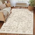 3x4 Beige Neutral Area Rug