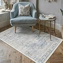 3x5 Blue Farmhouse Area Rug