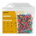 3x5 Small Plastic Zip Bags, 1000 Count, 2 Mil