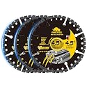 4 1/2" Diamond Cut Off Wheels, Angle Grinder Cutting Disc for Metal, 3PCS