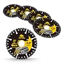 4 1/2" Diamond Cut Off Wheels, Angle Grinder Cutting Disc for Metal, 5PCS