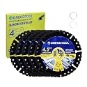 4-1/2 inch Multi-Use Diamond Saw Blades for Angle Grinder, 5Pcs