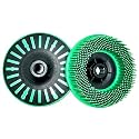 Bristle Disc 4-1/2" x 5/8"-11, 50 Grit, Green, 1 Pack
