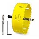 4-1/4 Inch Hole Saw, Bi-Metal Kit with Arbor