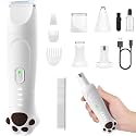 4-in-1 Dog Clippers for Grooming Kit - 45dB Quiet 150-Min Run Non-Slip Grip