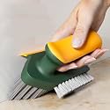 4-in-1 Grout & Crevice Cleaning Brush with Squeegee – V-Shape Scrub Tool for Bathroom, Corners, Floor, Window, Sink, Kitchen – Multifunctional Gap Cleaner (1 Pack) (1)