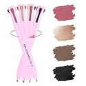 4 in 1 Makeup Pen, Eyeliner, Lip Liner, Brow Pencil, and Highlighter in One Pencil, Easy-To-Apply and Compact for Travel - Cruelty-Free & Vegan (SHADE 2)