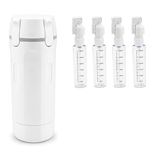 4 in 1 travel dispenser bottle leakproof refillable portable container 4 pack 30ml capacity toiletry organizer for shampoo lotion conditioner cosmetics outdoor camping business trip