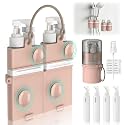 4 in 1 Travel Dispenser Bottle, Travel Toiletry Bottles with Suction Cups