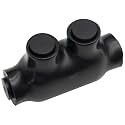 4-14 AWG Insulated 1 Port Inline Splice Connector Black Wire Connectors,Allen Hex 7/64" Insulated Cable Connectors Pre-Loaded Oxide Inhibitors,UL Listed(1pcs)
