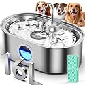 4.2Gal Extra Large Dog Water Fountain, Stainless Steel Pet Water Fountain