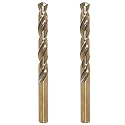 4.2mm Metric M35 Cobalt Steel Extremely Heat Resistant Twist Drill Bit of 2pcs with Straight Shank to Cut Through Hard Metals Such as Stainless Steel and Cast Iron, 5% Cobalt M35 Grade HSS-CO