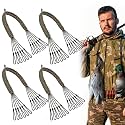 4/2Pcs Duck Strap Game Carrier Duck Hunting Gear Camo Lanyard 12/8 Drops Waterfowl & Goose Hunting Accessories, Bird Call Lanyard Dove Strap Hanger, Outdoor Gear Hunter Gift