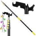 4.3-18 Ft Telescopic Extension Pole with Hook for Xmas Light,Yellow