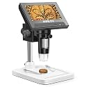 4.3 Inch Coin Microscope,ANNLOV 50X-1000X Magnification LCD Digital Microscope with 8 Adjustable LED Lights for Kids and Adults for Coin/Stamps/Plants/Soldering