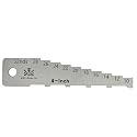 The 4" Brake Pad Measuring Tool,Brake Drum Wear Detection Gauge in 32nds