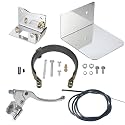 4" Clutch Brake Band Mounting Bracket Kit Silver