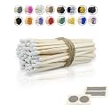 4" Inch Long Wooden Refill Matchsticks with Strike Stickers - Safety Matches Wholesale Bulk Loose by Chandler Studio (100 Pieces, White)