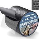 4" x 26FT Rubber Grip Tape Black Ultra-Thin Anti-Slip Tape for Handles