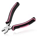 4.4" Mini Short Flat Nose Pliers for Jewelry Making Smooth Jaws Duck Billed Pliers Small Flat Plier Wire Straightener Jewelry Making Supplies for Wire Bending Straightening DIY Hand Tools