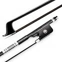 4/4 Carbon Fiber Cello Bow, Horsehair, Ebony Frog