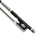 4/4 Carbon Fiber Violin Bow, Horsehair, Peacock-Eye Ebony Frog
