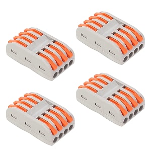 4 to 4 Inline Wiring Cable Connectors