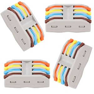 4 to 4 Inline Wiring Cable Connectors