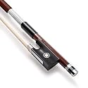 4/4 Violin Bow Full Size Brazilwood Siberian Horsehair Ebony Frog